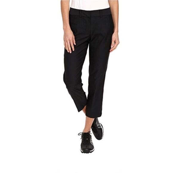 Nike Golf Black Tournament Dri Fit Crop Pants Sz 4 - Picture 1 of 7